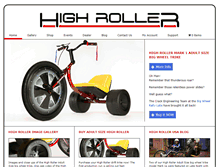 Tablet Screenshot of highrollerusa.com